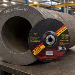 Tarcza do cięcia metalu 230 mm, grubość 3,0 mm, do dużych szlifierek kątowych, do cięcia rur stalowych i ciężkich profili metalowych