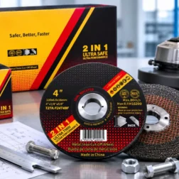 Tarcza szlifierska z żywicy 100mm, 15200 RPM, do intensywnego wygładzania krawędzi na kompaktowych szlifierkach