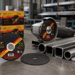 Ultracienka tarcza do cięcia 4,5 cala 115×1,2×22,2 mm do szlifierki kątowej 115 mm – cięcie rur i profili ze stali nierdzewnej oraz węglowej.